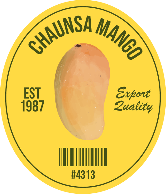 Chaunsa Mango Vinyl Sticker