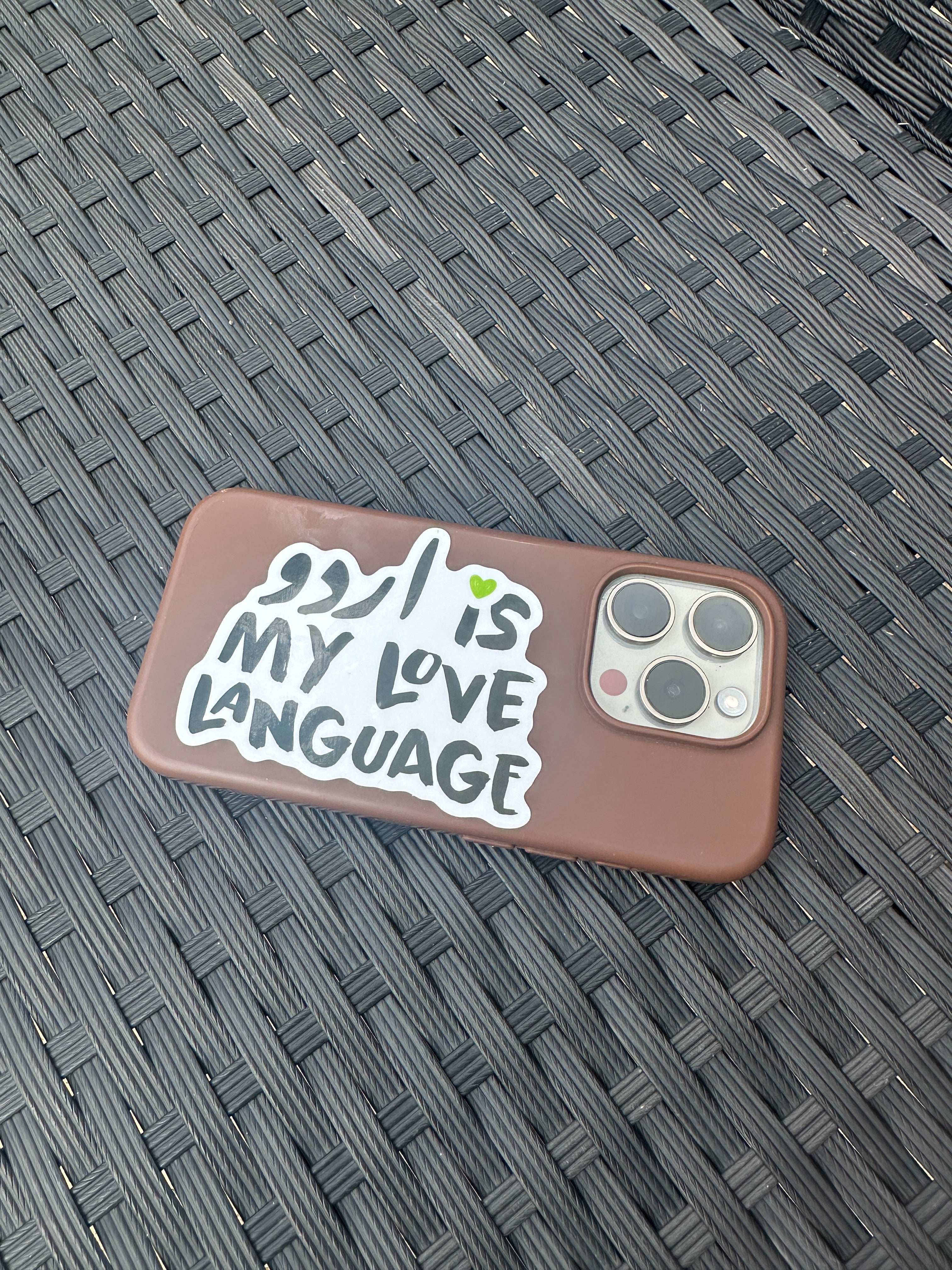 Urdu is my Love Language Vinyl Sticker